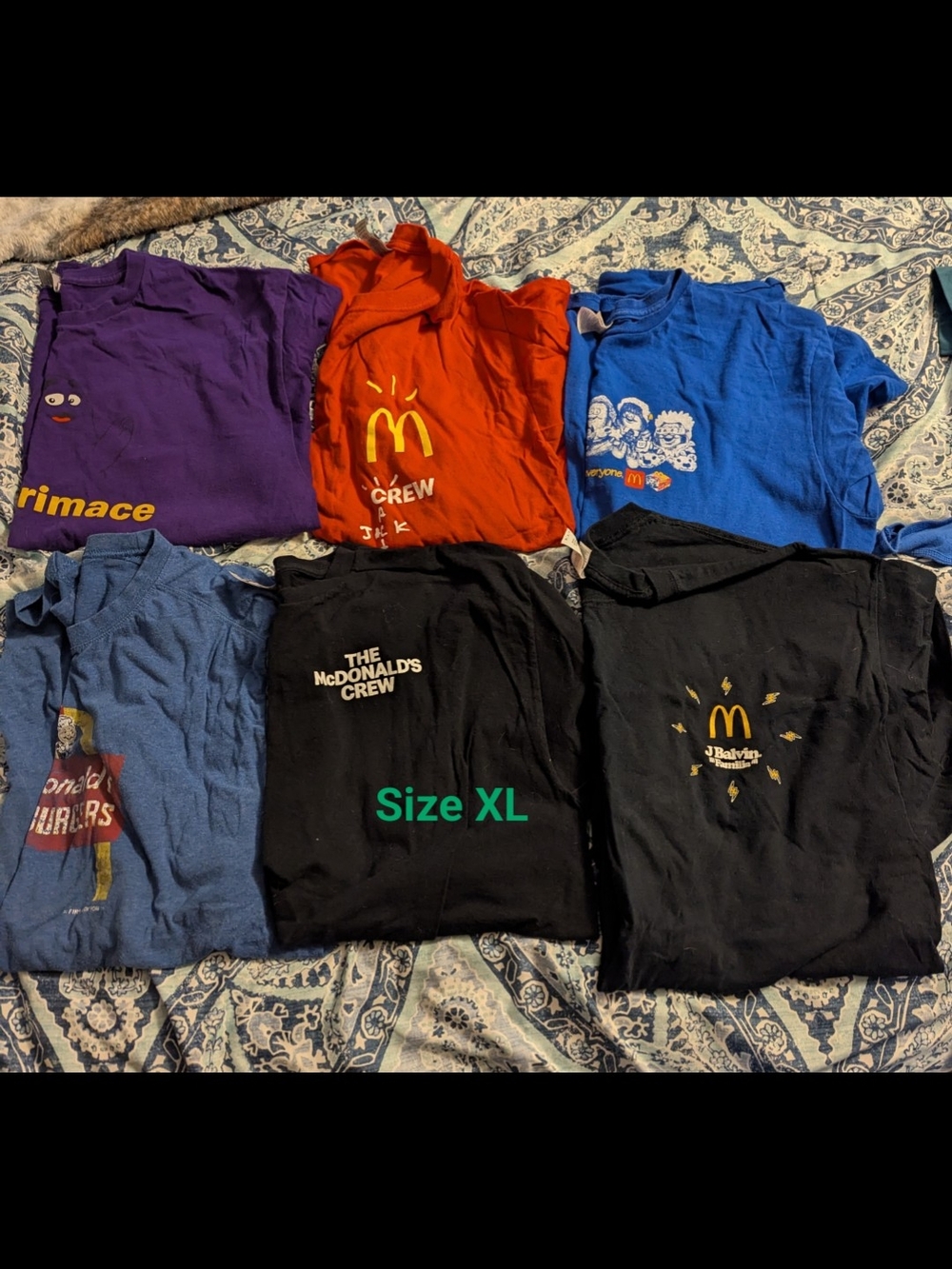 McDonald's Short Sleeve Shirts Size XL